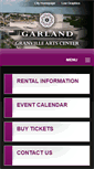 Mobile Screenshot of garlandarts.com